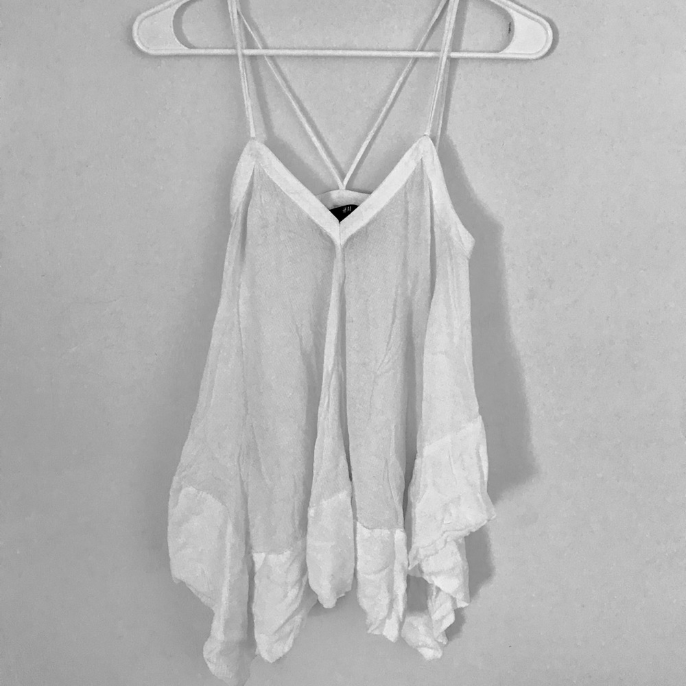 H&M Flowy White Blouse